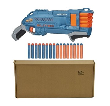 NERF ELITE 2.0 WYRZUTNIA WARDEN DB-8 BROWN BOX /10