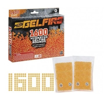 NERF GEL FIRE ZESTAW UZUPEŁNIAJĄCY KULKI 1600szt/8