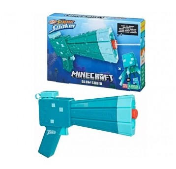 NERF MINECRAFT SUPER SOAKER GLOW SQUID /6