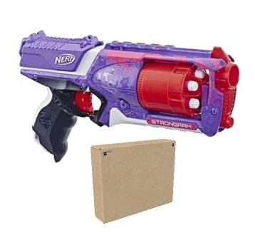 NERF N-STRIKE STRONGARM BLASTER BROWN BOX /16