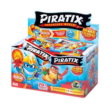PIRATIX SHARK TREASURE FIGURKA NIESPODZIANKA 2 PACK /24