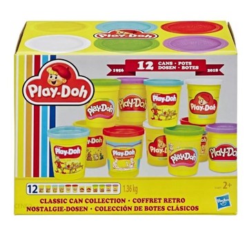 PLAY DOH CIASTOLINA ZESTAW 12x TUBA 1,36kg /2