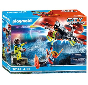 PLAYMOBIL CITY ACTION ZESTAW RATUNKOWY Z DRONEM /5