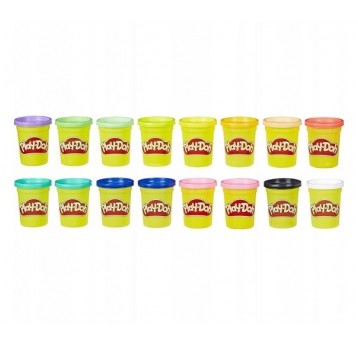 PLD PLAY DOH 16 x 112 gram TUB CIASTOLINA /10