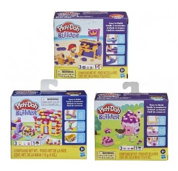 PLD PLAY DOH BUILDER CIASTOLINA 3 WZORY /4