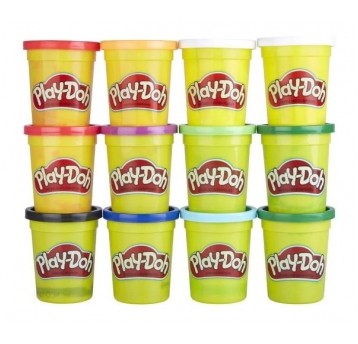 PLD PLAY DOH CIASTOLINA 12-PACK ZIMOWE KOLORY /7
