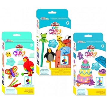 PLD PLAY DOH CIASTOLINA AIR CLAY STARTER SET/12