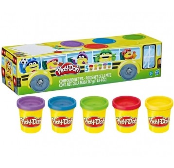 PLD PLAY DOH CIASTOLINA BACK TO SCHOOL 5x TUBA /8