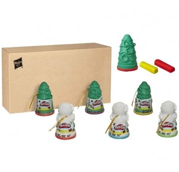 PLD PLAY DOH CIASTOLINA FOREMKI XMAS 6-PACK /8