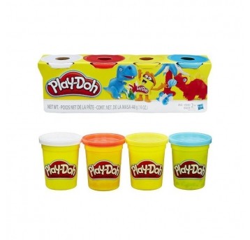 PLD PLAY DOH CIASTOLINA TUBA 4-PAK /8