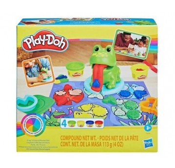 PLD PLAY DOH CIASTOLINA WESOŁA ŻABA 4x TUBA /4