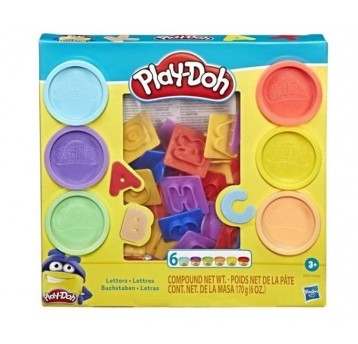PLD PLAY DOH CIASTOLINA Z FOREMKAMI LITERKI /6