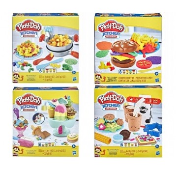 PLD PLAY DOH CIASTOLINA ZESTAW JEDZENIE ASST /4