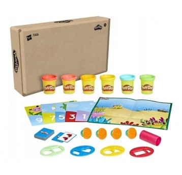 PLD PLAY DOH CIASTOLINA ZESTAW NUMERY 6x TUBA /14