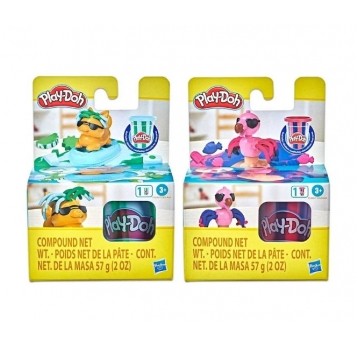 PLD PLAY DOH CISATOLINA ZESTAW FUN PALS ASST /6