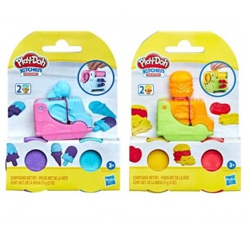 PLD PLAY DOH KITCHEN CIASTOLINA MINI FOOD TRUCK/12