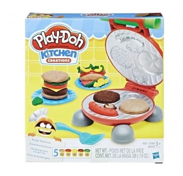 PLD PLAY DOH KITCHEN ZESTAW BURGER /4