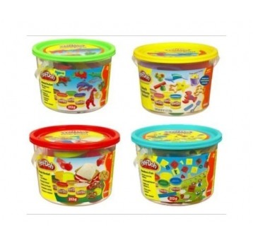 PLD PLAY DOH MINI KUBECZKI CIASTOLINA + AKC /4