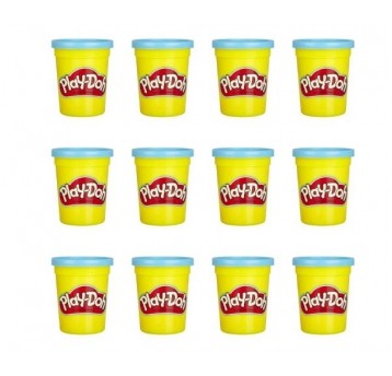 PLD PLAY DOH ZESTAW 12-PACK CIASTOLINA NIEBIESK/12