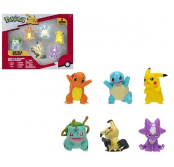 POKEMON BATTLE READY ZESTAW 6 FIGUREK 5CM/6