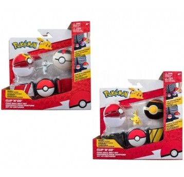 POKEMON CLIP'N'GO PAS TRENERA POKEBALL + FIGURKA
