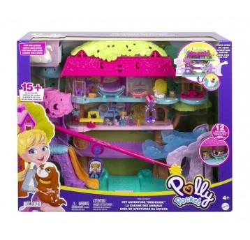 POLLY POCKET DOMEK NA DRZEWIE PRZYGODY ZWIER /1