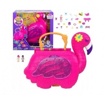 POLLY POCKET PLAŻOWA ZESTAW IMPREZA FLAMING /2