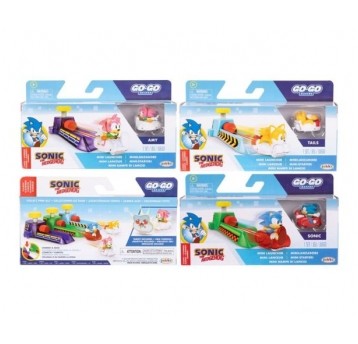 SONIC GO GO RACERS MINI LAUNCHERS FIGURKA ASST. /4