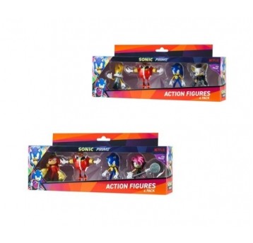 SONIC THE HEDGEHOG FIGURKI 4PACK DELUXE ASST. /12