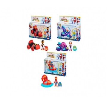 SPIDEY AMAZING FRIENDS FIGURKA + POJAZD ASST /3