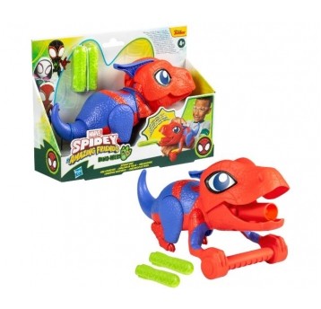SPIDEY AMAZING FRIENDS NERF WYRZUTNIA DINO / 3