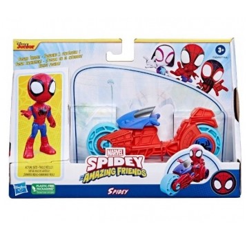 SPIDEY AND FRIENDS FIGURKA SPIDEY + MOTOCYKL / 4