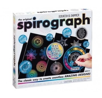 SPIROGRAPH SPIROGRAF SCRATCH AND SCHIMMER /6