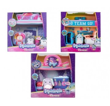SQUISHVILLE 2210153 PLAYSCENE ASST /4