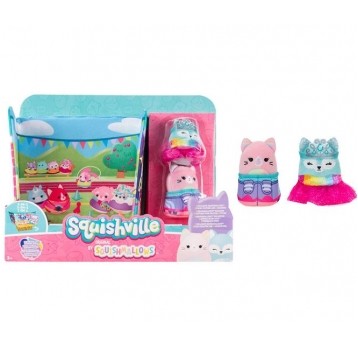 SQUISHVILLE 2IN1 SCHOOL DAYS PLAYSCENE /4