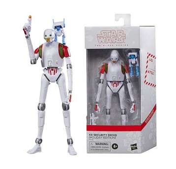 STAR WARS BLACK SERIES HOLIDAY EDITION FIGURKA KX SECURITY DROID /6