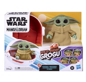 STAR WARS MANDALORIAN INTERAKTYWNY GROGU JEŹDZI /3
