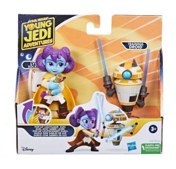 STAR WARS YOUNG JEDI FIGURKA 2 PACK LYS & DROID/6
