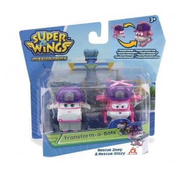 SUPER WINGS TRANSFORMUJĄCA FIGURKA ZOEY I DIZZY