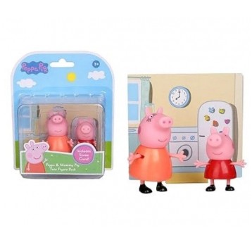 ŚWINKA PEPPA 2x FIGURKA - PEPPA + MAMA PEPPY /8