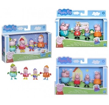 ŚWINKA PEPPA RODZINA PEPPY 4x FIGURKA ASST /4