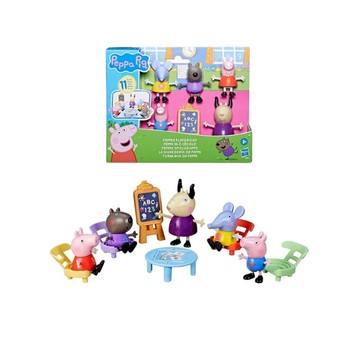 ŚWINKA PEPPA ZESTAW 5 FIGUREK + AKCESORIA KLASA SZKOLNA