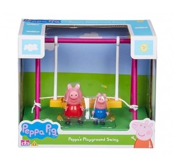 ŚWINKA PEPPA ZESTAW HUŚTAWKA + 2x FIGURKA /4