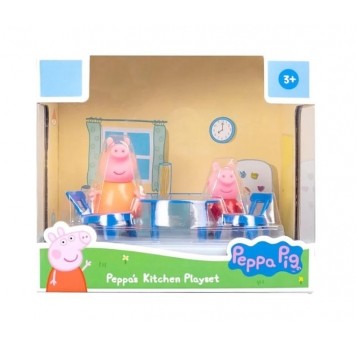 ŚWINKA PEPPA ZESTAW KUCHNIA + 2x FIGURKA /4