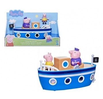 ŚWINKA PEPPA ZESTAW ŁÓDKA DZIADKA + 2x FIGURKA / 2