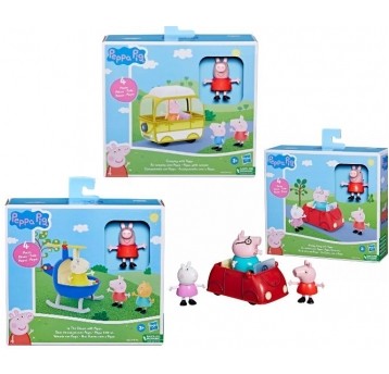 ŚWINKA PEPPA ZESTAW POJAZD + FIGURKI ASST /3
