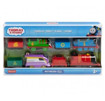 THOMAS MOTORIZED ZESTAW LOKOMOTYWA 4-PACK /4