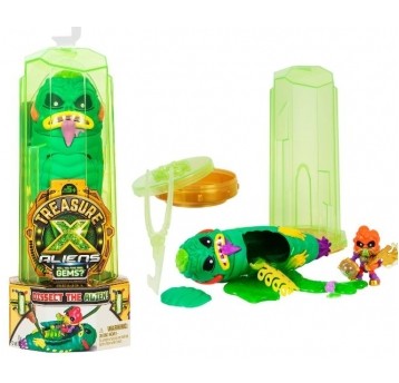 TREASURE X ALIENS KAPSUŁA Z FIGURKĄ GREEN /