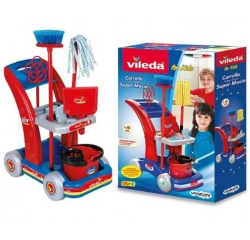VILEDA FOR KIDS ZESTAW DO SPRZĄTANIA WÓZEK MAXI /4