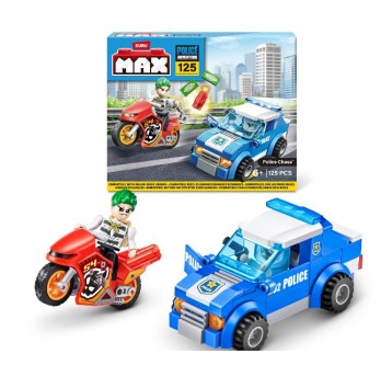 ZURU MAX KLOCKI ZESTAW POLICJA 125eL /12